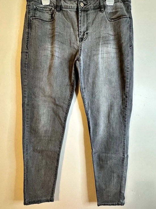 Kensie Denim - Kensie Knockout Skinny Gray Skinny Jeans Waist 31, Sz 12